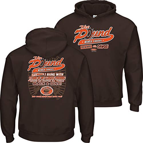 Smack Apparel Drink Up Woof Woof! Shirt | Cleveland Pro Football Apparel, 5XL / Short Sleeve / Brown