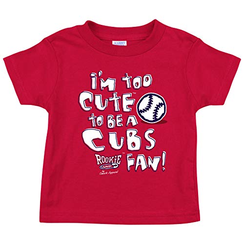 St Louis Baseball Fans. I'm Too Cute (Anti-Cubs or Anti-Royals) Onesie (NB-18M) or Toddler Tee (2T-4T)