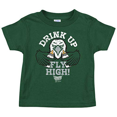Drink Up Fly High! Baby Bodysuit or Toddler T-Shirt