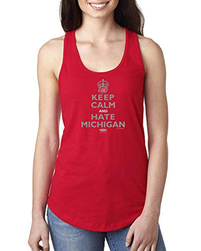 Ohio State Football Fans | Keep Calm and Hate Michigan Ladies Shirt