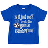 Los Angeles Baseball Fans. is it Just Me? Blue Onesie (NB-18M) or Toddler Tee (2T-4T)