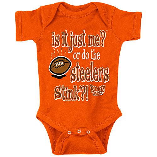 Unlicensed Cleveland Pro Football Baby Bodysuits or Toddler Tees | Do the Steelers Stink?! (Anti-Pittsburgh)