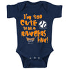 Unlicensed Houston Baseball Fans - Baby Bodysuits or Toddler Tees | Too Cute to be a Rangers Fan!
