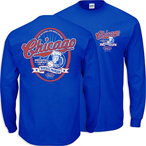 Chicago Baseball Fans. Bleacher Bums Royal T-Shirt (Sm-5X)