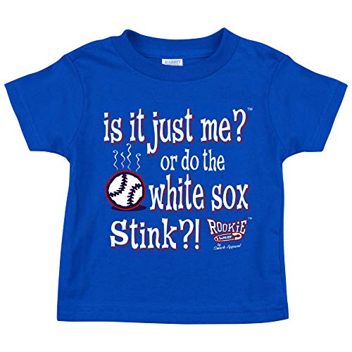 Chicago Baseball Fans. Is It Just Me?! (Anti-Cardinals or Anti-White Sox) Baby Onesie or Toddler Shirt, 4T / Toddler Tee (Anti-Cardinals) / Blue