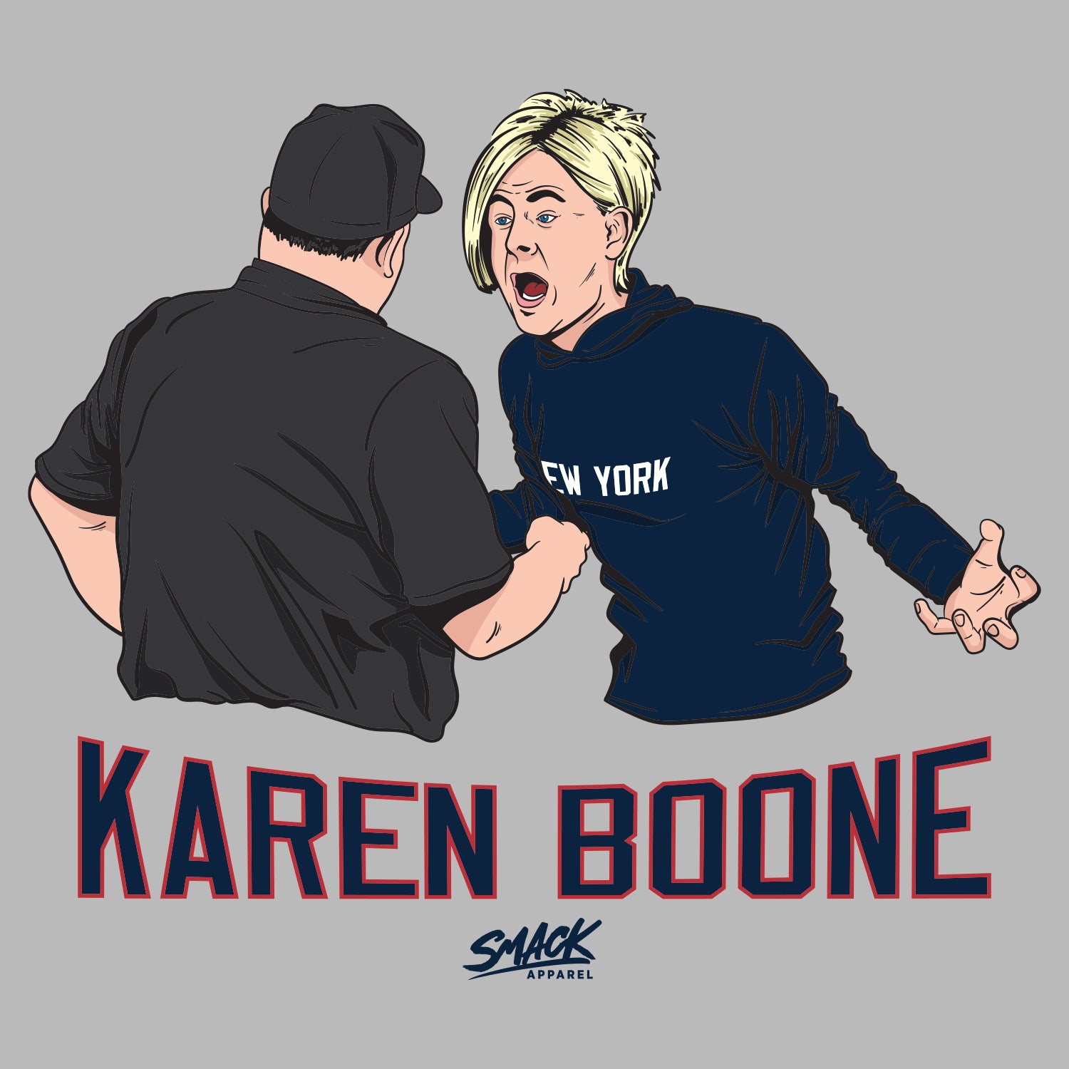 new york-baseball-karen-soft style short sleeve