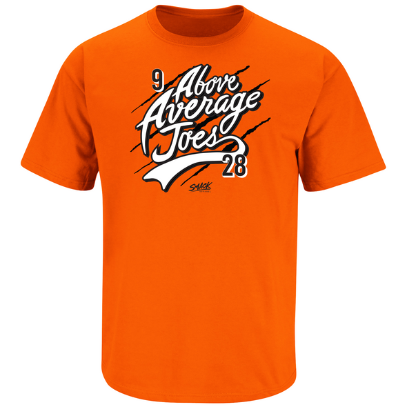 Above Average Joes (9) (28) Shirt for Cincinnati Football Fans | Cincinnati Football T-Shirt