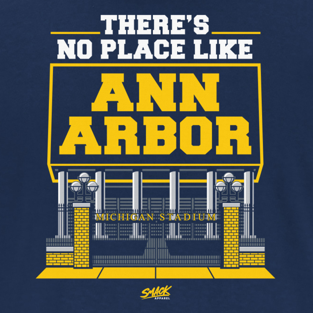 Bangladesh fe squat There's No Place Like Ann Arbor Shirt for Michigan College Football Fa –  Smack Apparel