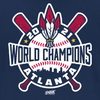 World Champions Baseball/Feather Shirt for Atlanta Baseball Fans