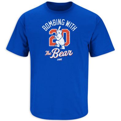 Bombing with the Bear Shirt | New York Baseball Fans (NYM) Apparel
