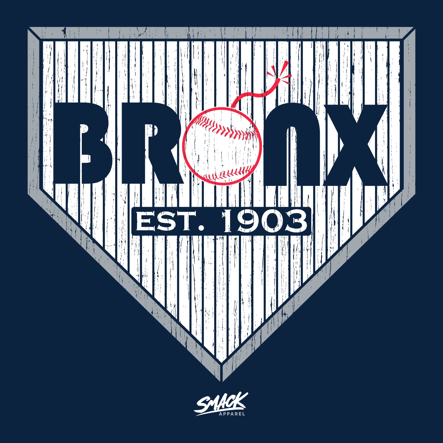 BRONX NEW YORK Baseball Murderers Row Baseball Tshirt Tee $19.95