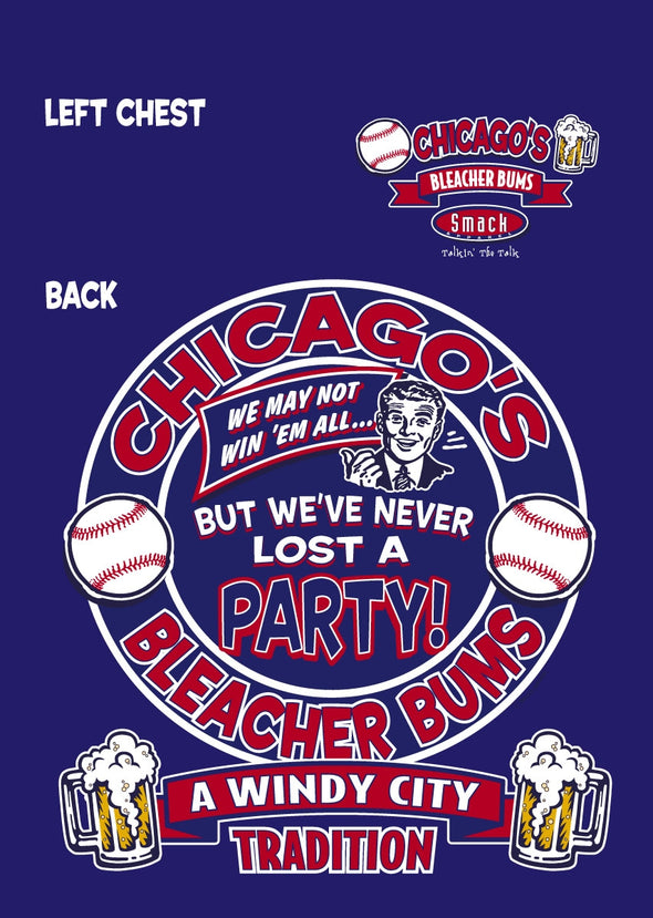 Chicago Pro Baseball Apparel | Shop Unlicensed Chicago Gear | Chicago's Bleacher Bums | A WIndy City Shirt