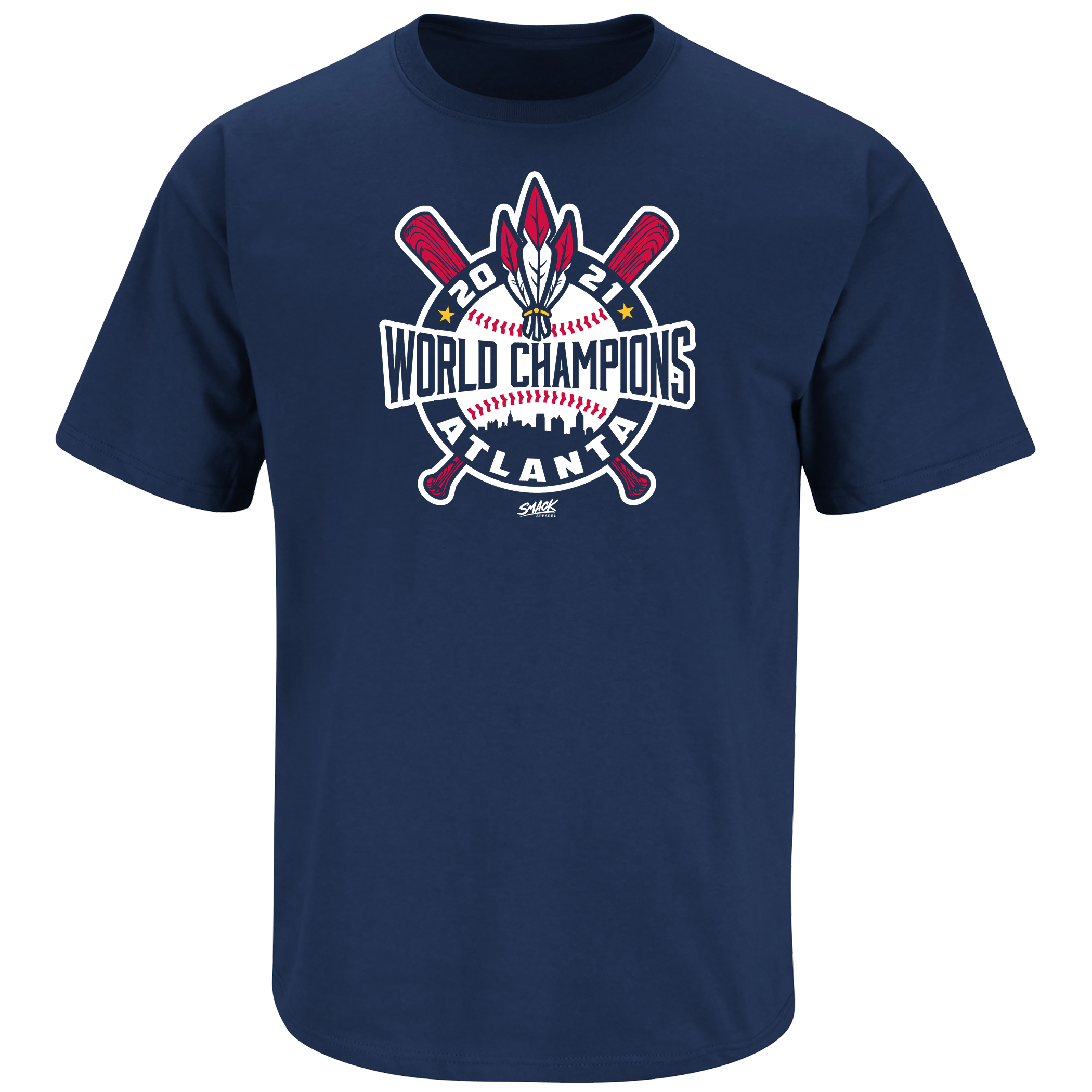 Wear your Braves pride with our 'Champs' front page apparel