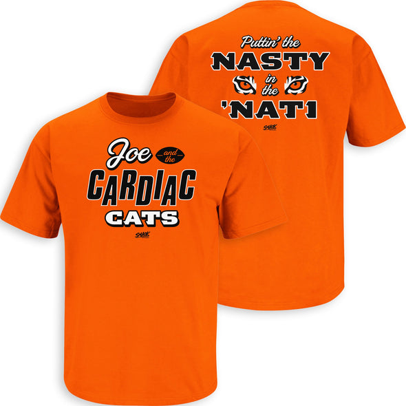 Joe and the Cardiac Cats Shirt for Cincinnati Football Fans | Cincinnati Football T-Shirt