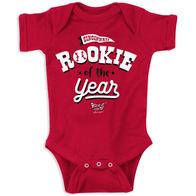 Rookie of the Year | Cincinnati Baseball Fans Baby Bodysuits or Toddler Tees
