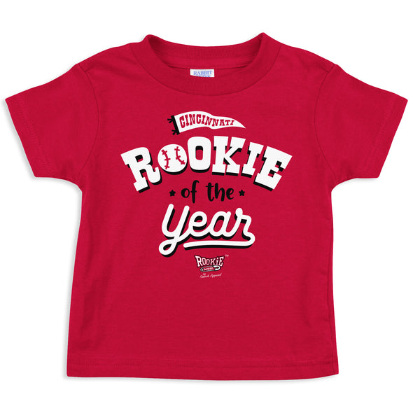Rookie of the Year | Cincinnati Baseball Fans Baby Bodysuits or Toddler Tees