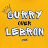 Curry Over Lebron Shirt for Golden State Basketball Fans
