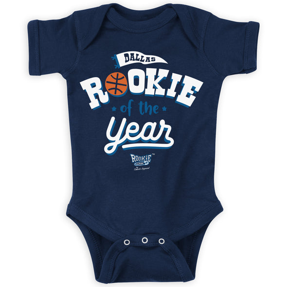 Rookie of the Year | Dallas Pro Basketball Baby Bodysuits or Toddler Tees