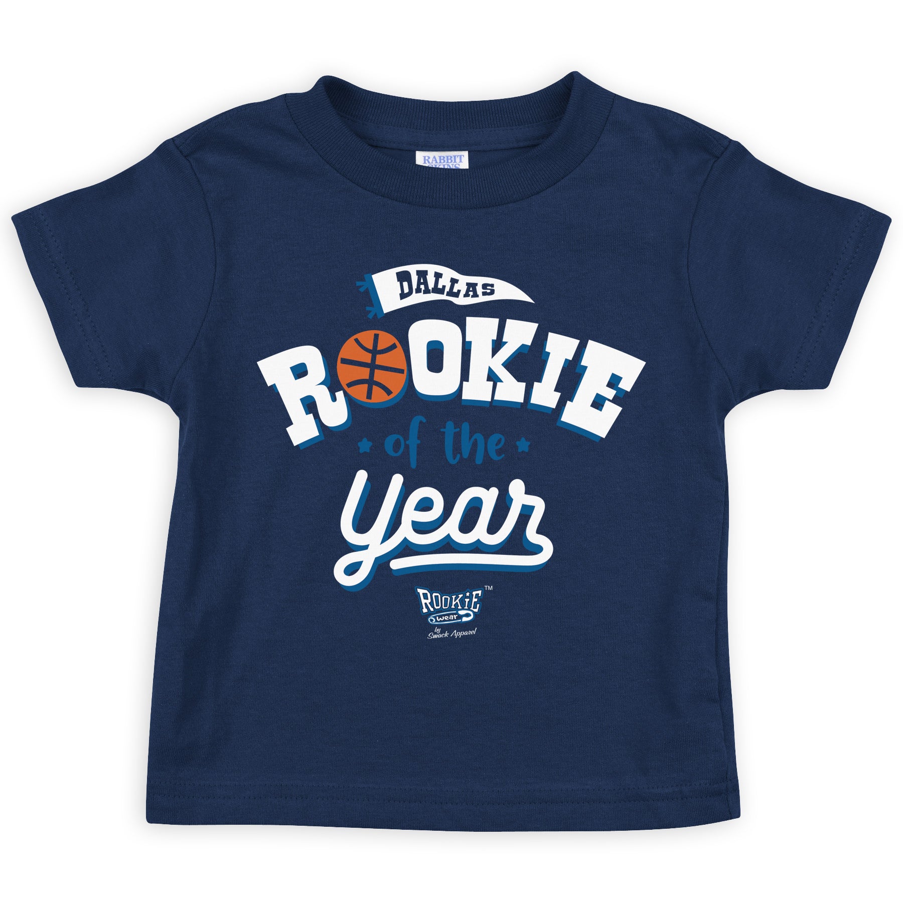 Rookie of the Year Dallas Pro Basketball Baby Bodysuits or Toddler Tees