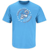 Carolina Blue 'Til The Day I'm Through. Blue T-Shirt (Sm-5X)