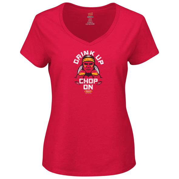 Drink Up Chop On Shirt