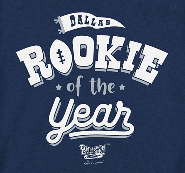 Dallas Rookie of the Year | Dallas Pro Football Baby Bodysuits or Toddler Tees