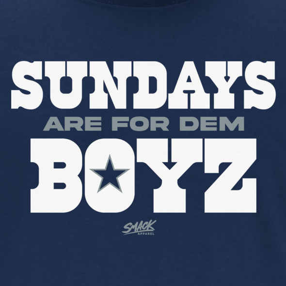 Sundays are for Dem Boyz Shirt for Dallas Football Fans | Dallas Football T-Shirt