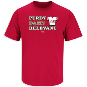 brock purdy relevant tshirt