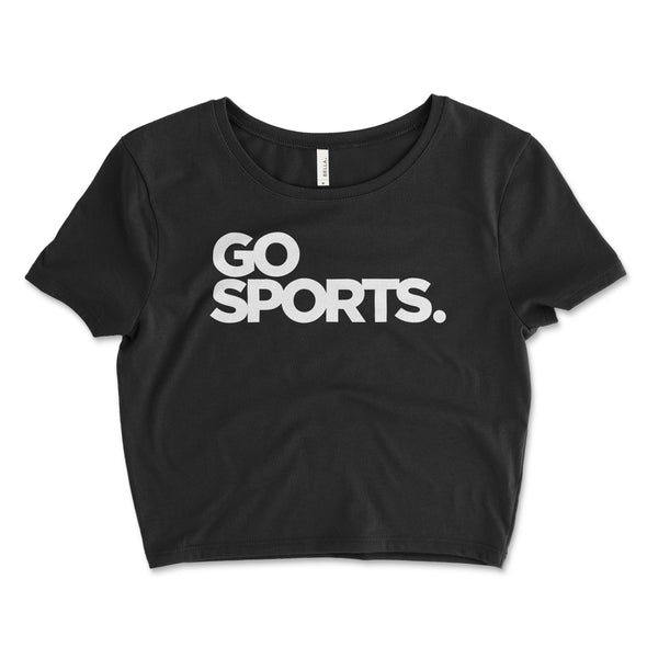 GO SPORTS. Bella Unisex T-Shirt and Crops for Sports Fans