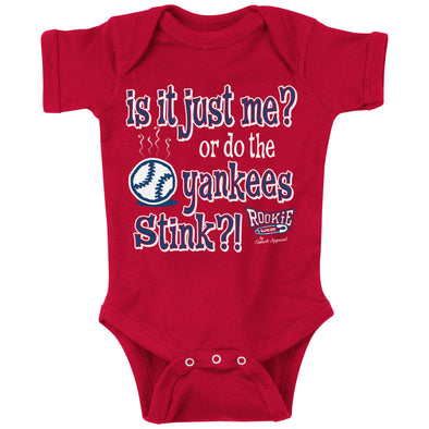 Is It Just Me?! (Anti-Yankees) Onesie (NB-18M) or Toddler Tee (2T-4T) (Rookie Wear by Smack Apparel)