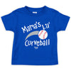 Mama's 'lil Curveball | Unlicensed Los Angeles Baseball Fans - Baby Bodysuits or Toddler Tees