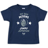 My Dad Misses Jimmy Johnson | Dallas Pro Football Baby Bodysuits or Toddler Tees