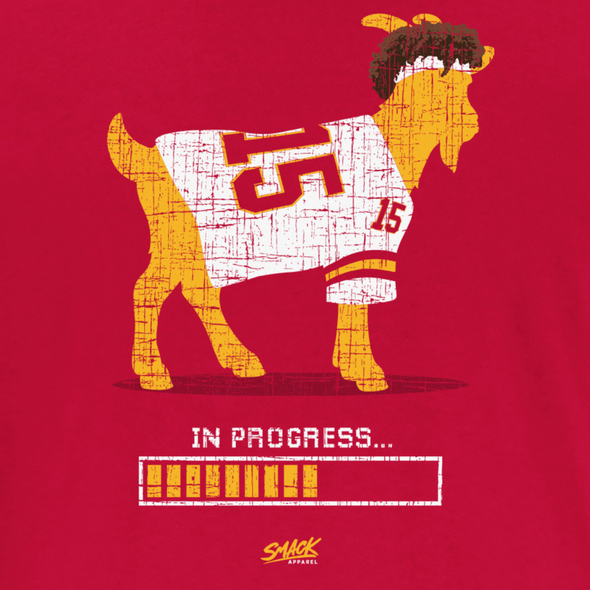 G.O.A.T. In Progress Shirt (GOAT) for Kansas City Football Fans