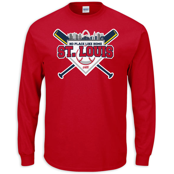 No Place Like Home T-Shirt for St. Louis Baseball Fans