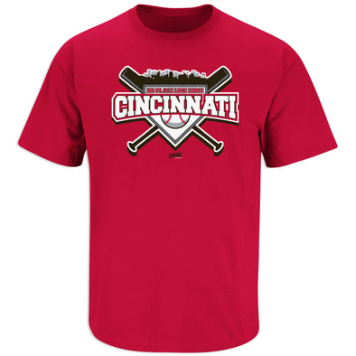 No Place Like Home T-Shirt for Cincinnati Baseball Fans | Cincinnati Baseball Gear