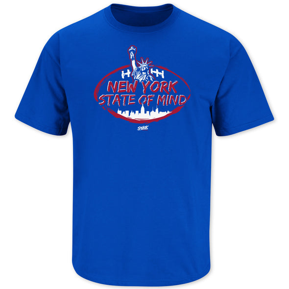 New York State of Mind T-Shirt for New York (NYG) Football Fans
