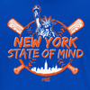 New York State of Mind T-Shirt for New York Baseball Fans (NYM)