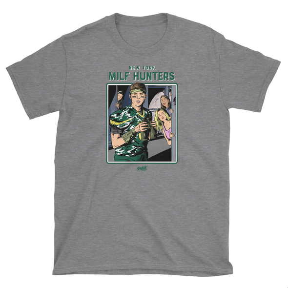 New York MILF Hunting (Zach MILFson) T-Shirt for New York Football Fans