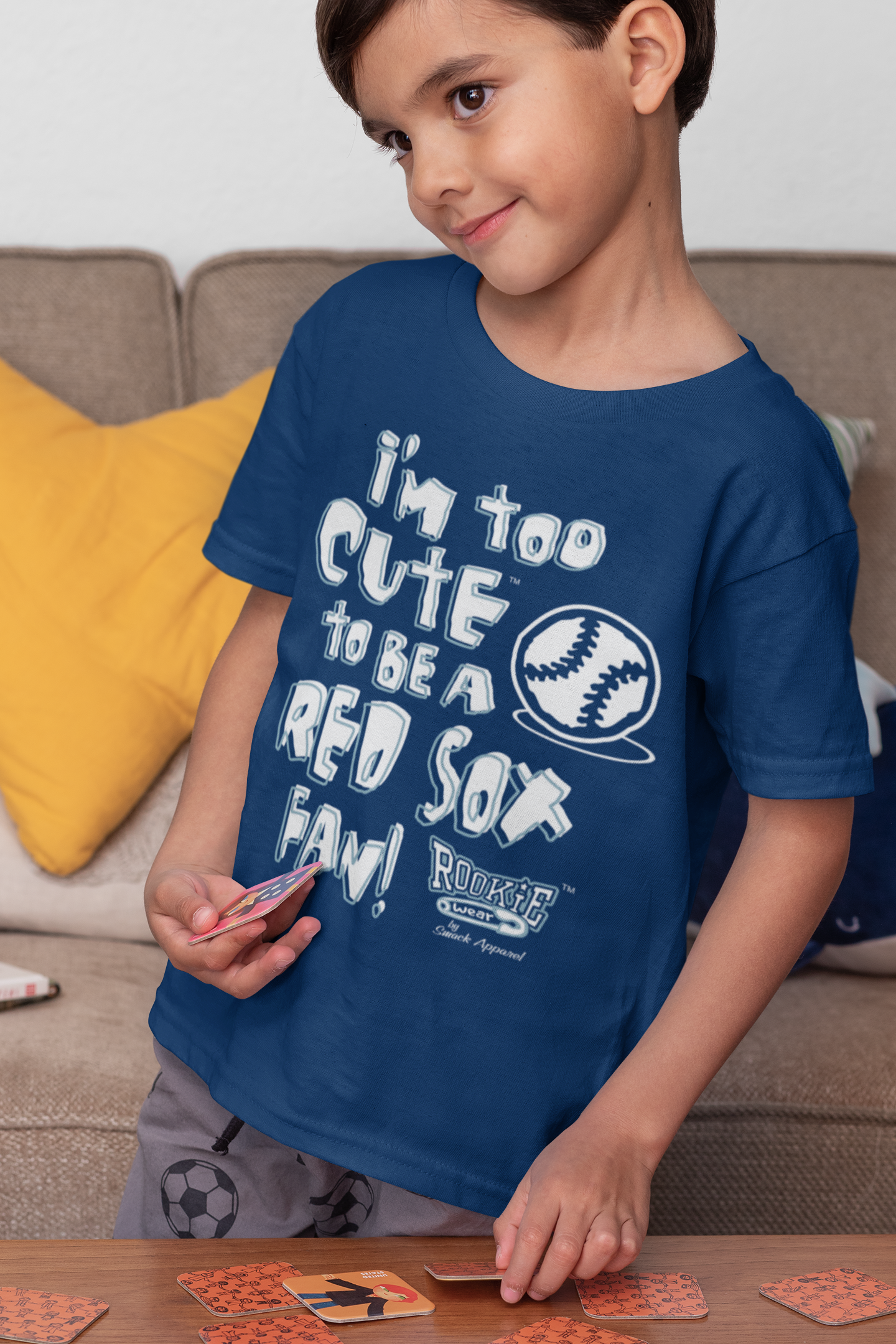 New York Baseball Fans (NYY). I'm Too Cute Baby Bodysuit (NB-18M) or Toddler Tee (2T-4T) (Rookie Wear by Smack Apparel) 4T / Toddler Tee (Anti-Mets) /