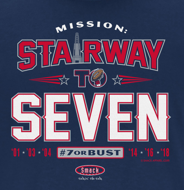 Stairway to Seven Navy T-Shirt