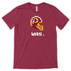 washington-football-retro-bella short sleeve