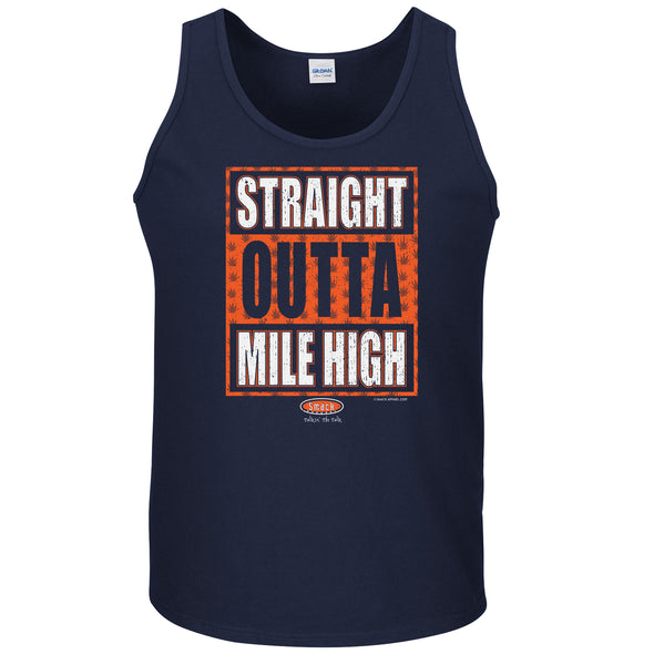 Straight Outta Mile High T-Shirt (Sm-5X) | Denver Football Apparel