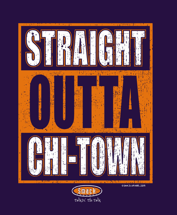 Chicago Pro Football Apparel | Shop Unlicensed Chicago Gear | Straight Outta Chi-Town Shirt