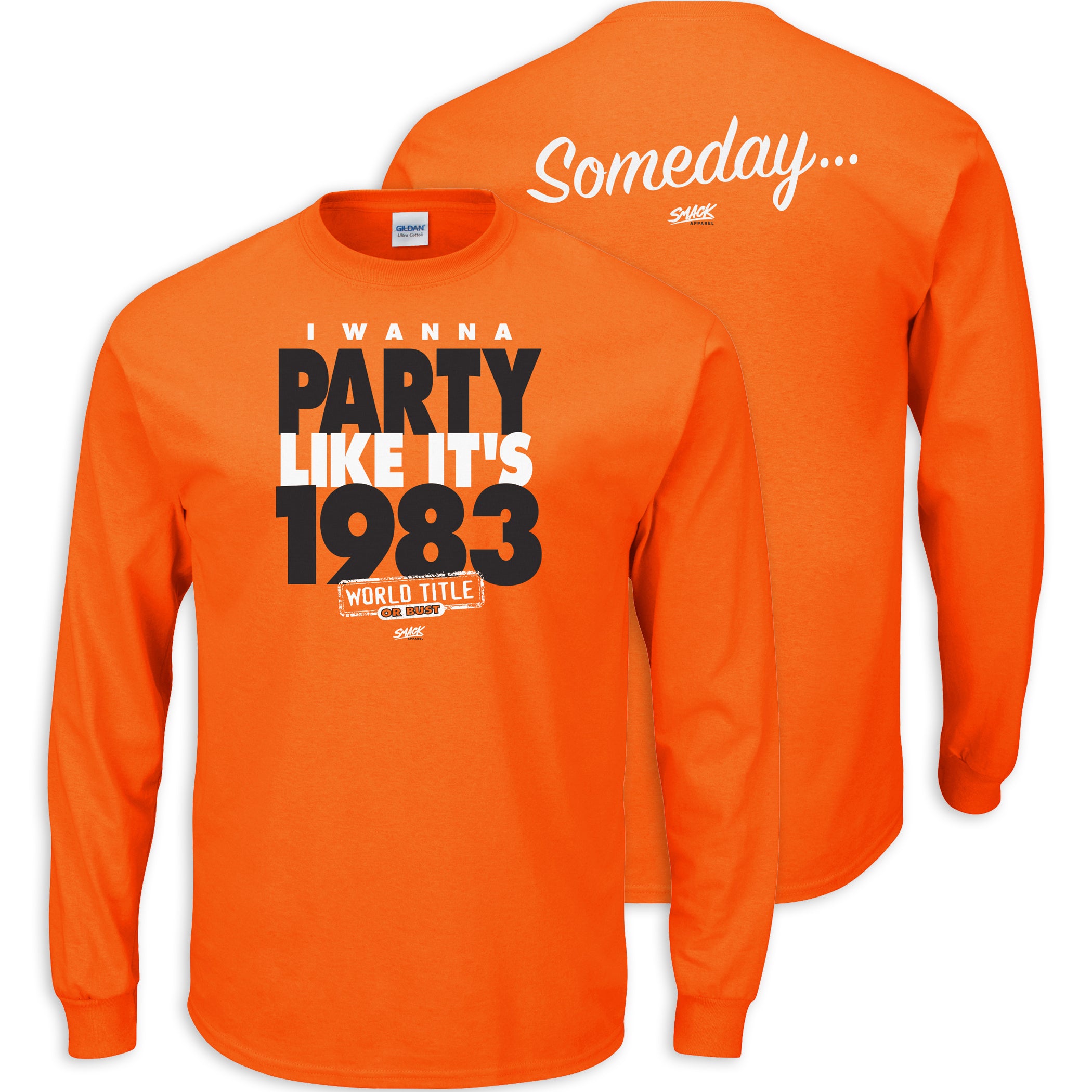 Smack Apparel 'Talkin' The Talk' Washington Football 1991 T-Shirt | Maroon Long Sleeve