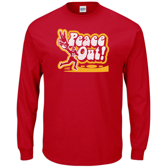 Peace Out âœŒï¸ Shirt for Kansas City Football Fans
