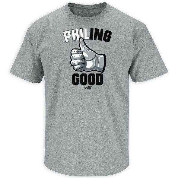 Phil-ing Good Golf T-Shirt | Funny Philing Good Golf Shirt | Thumbs Up Shirt