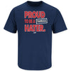 Proud to Be A Yankees Hater Navy T-Shirt (Sm-5x) | Cleveland Baseball Fans