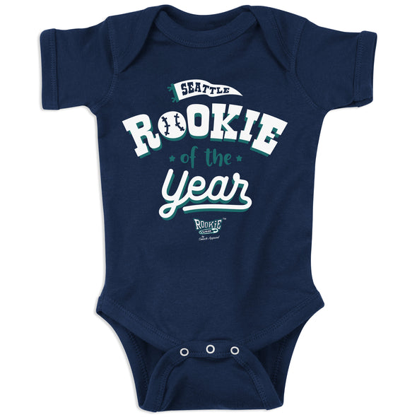 Seattle Baseball Rookie of the Year | Seattle Pro Baseball Baby Bodysuits or Toddler Tees