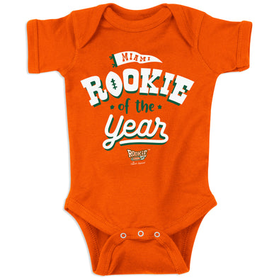 Rookie of the Year | Miami Football Baby Bodysuits or Toddler Tees