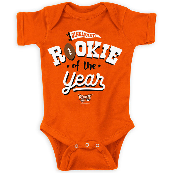 Rookie of the Year for Cincinnati Football Fans | Toddler Tee and Baby Bodysuit